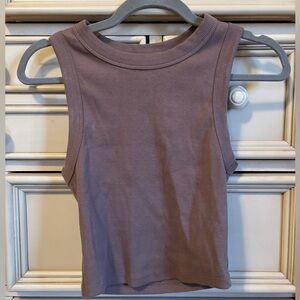 Abercrombie and finch a & f essential cropped high neck tank